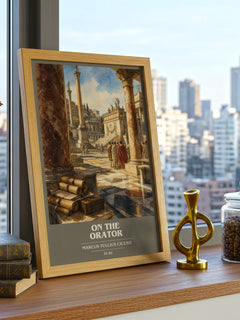 On The Orator book cover poster colour and style options – Marcus Tullius Cicero book art