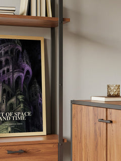 Out Of Space And Time book watercolour illustration paper finish options – matte satin gloss