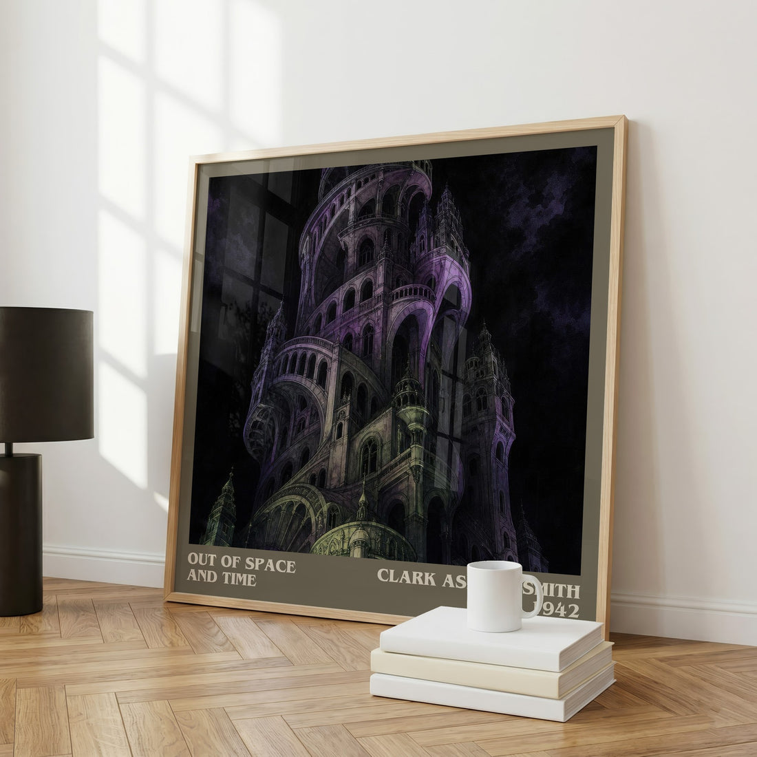 Out Of Space And Time literary art print colour and style options – Clark Ashton Smith book art