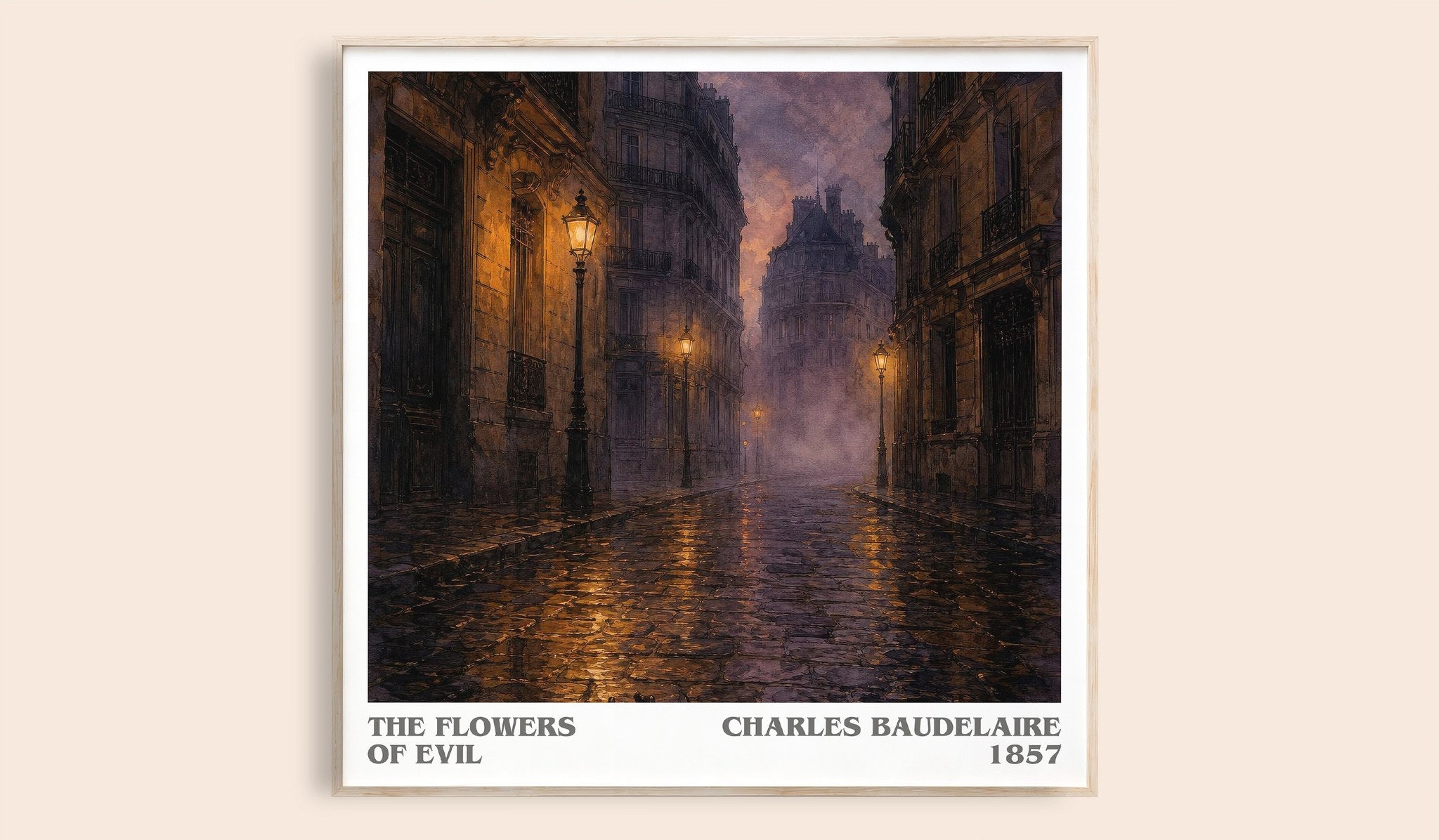 The Flowers of Evil Literary Art Print by Charles Baudelaire