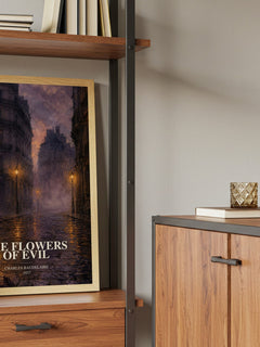 The Flowers of Evil book watercolour illustration paper finish options – matte satin gloss