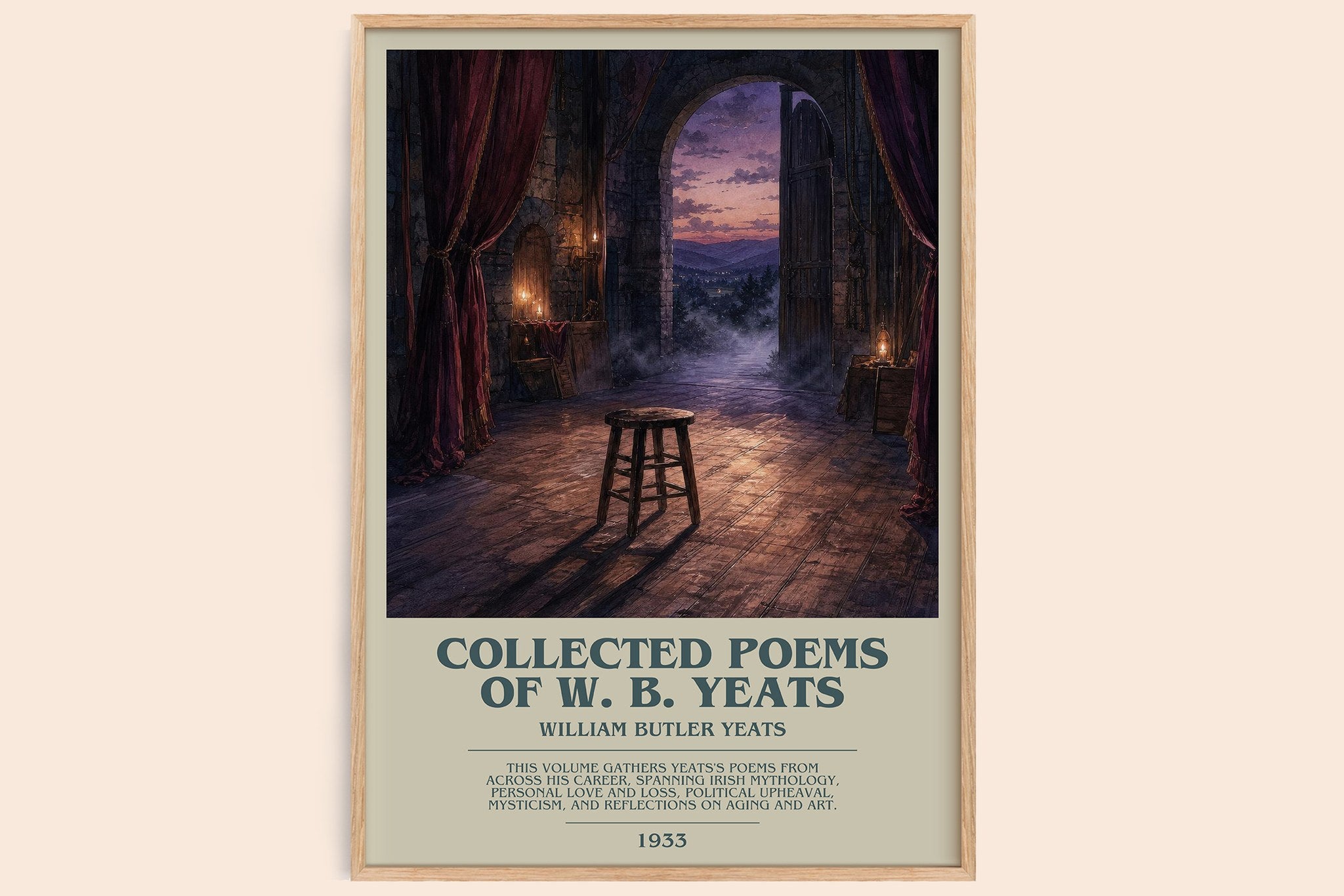 Collected Poems of W. B. Yeats Bookish Wall Art by W. Yeats