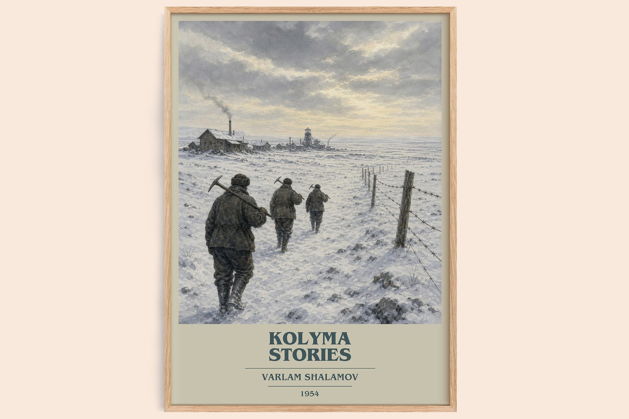 Kolyma Stories Book Cover Poster by Varlam Shalamov