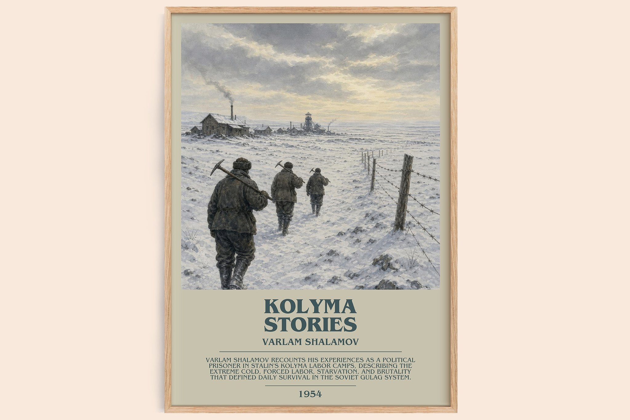 Kolyma Stories Bookish Wall Art by Varlam Shalamov