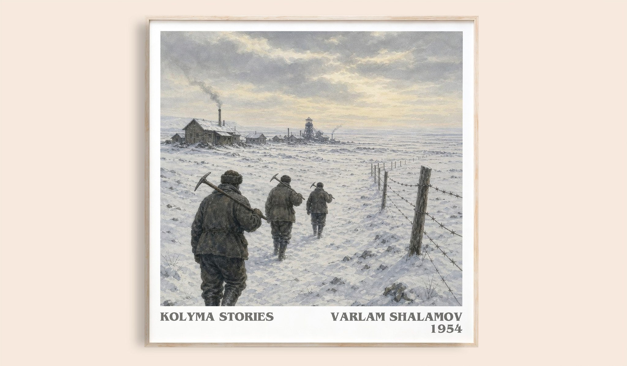 Kolyma Stories Literary Art Print by Varlam Shalamov