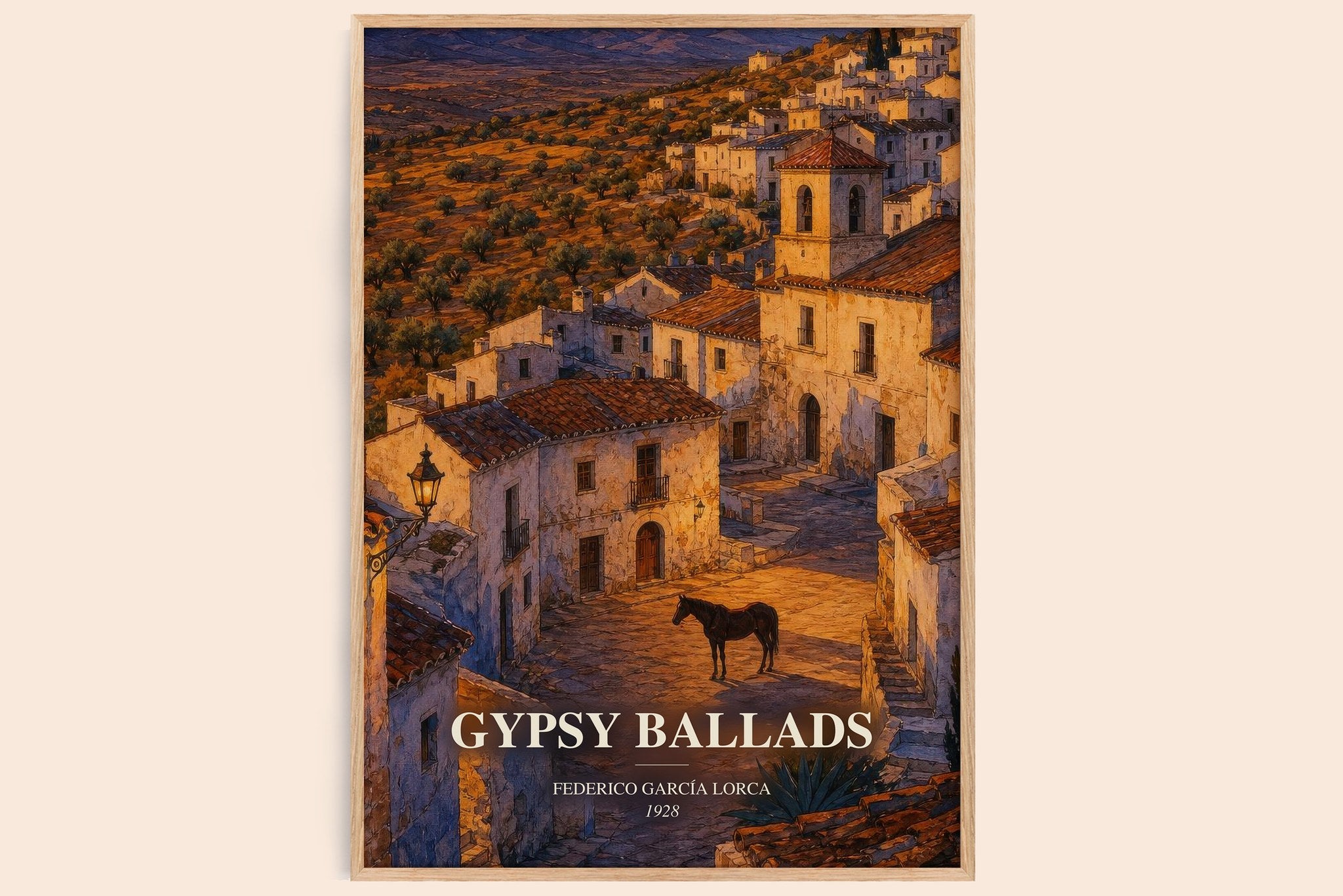Gypsy Ballads Book Watercolour Illustration by Federico García Lorca