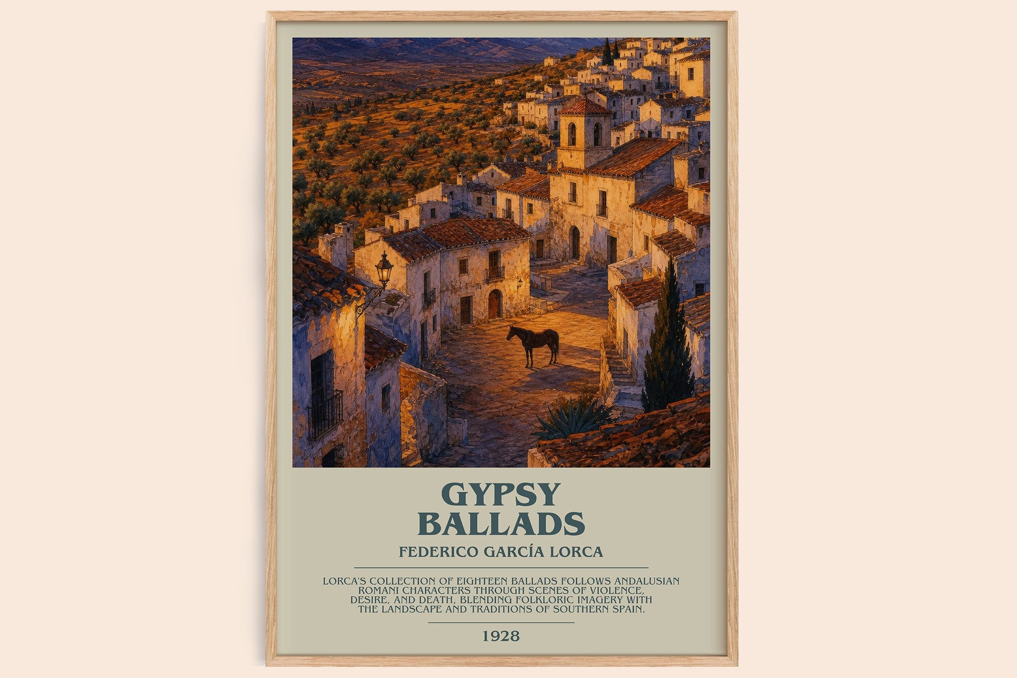 Gypsy Ballads Bookish Wall Art by Federico García Lorca
