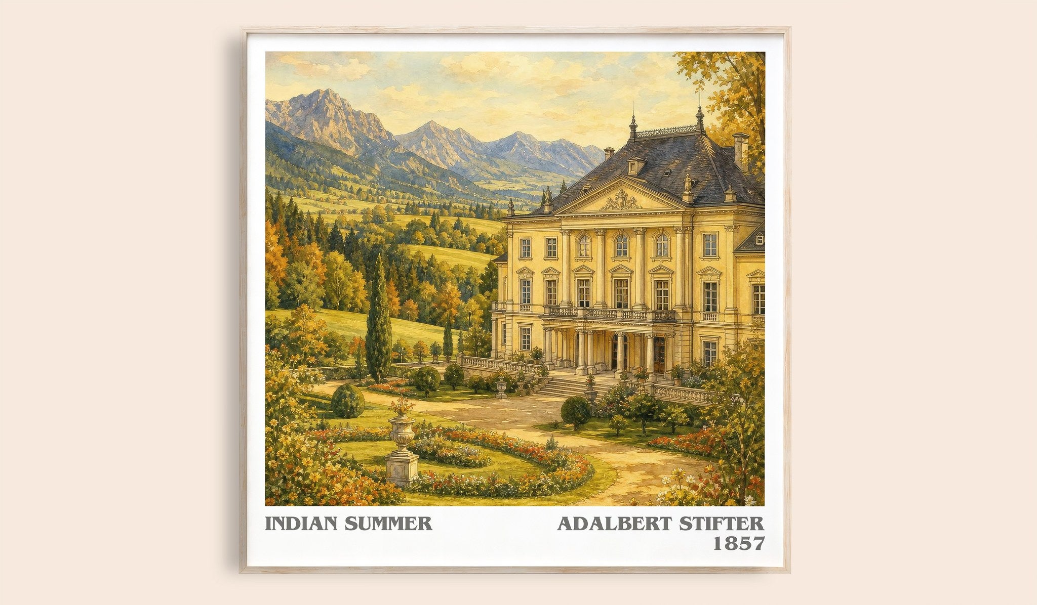 Indian Summer Literary Art Print by Adalbert Stifter