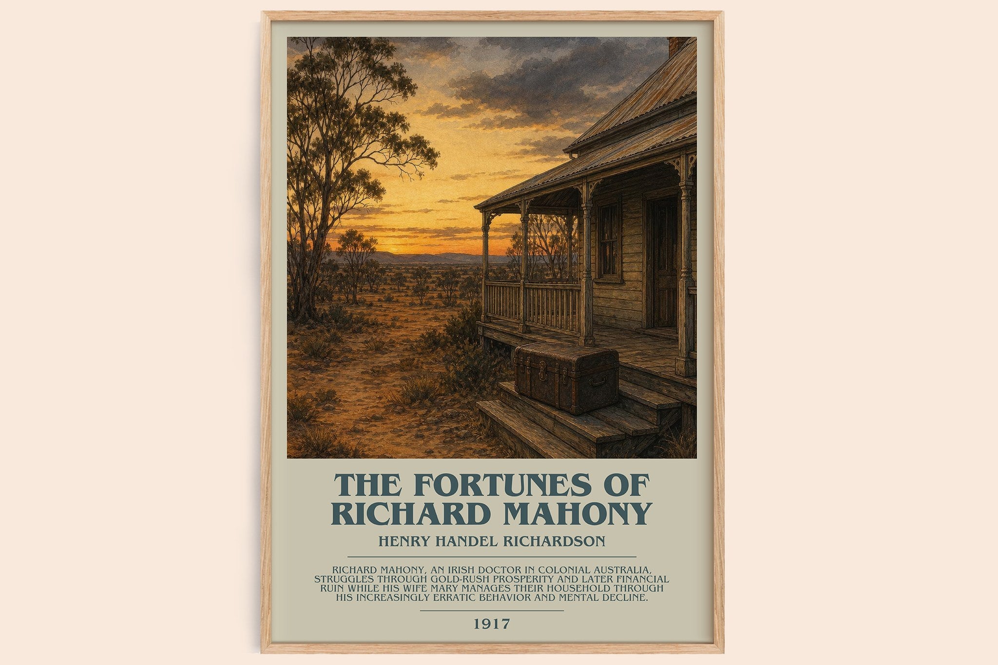 Fortunes Of Richard Mahony Bookish Wall Art by Henry Handel Richardson
