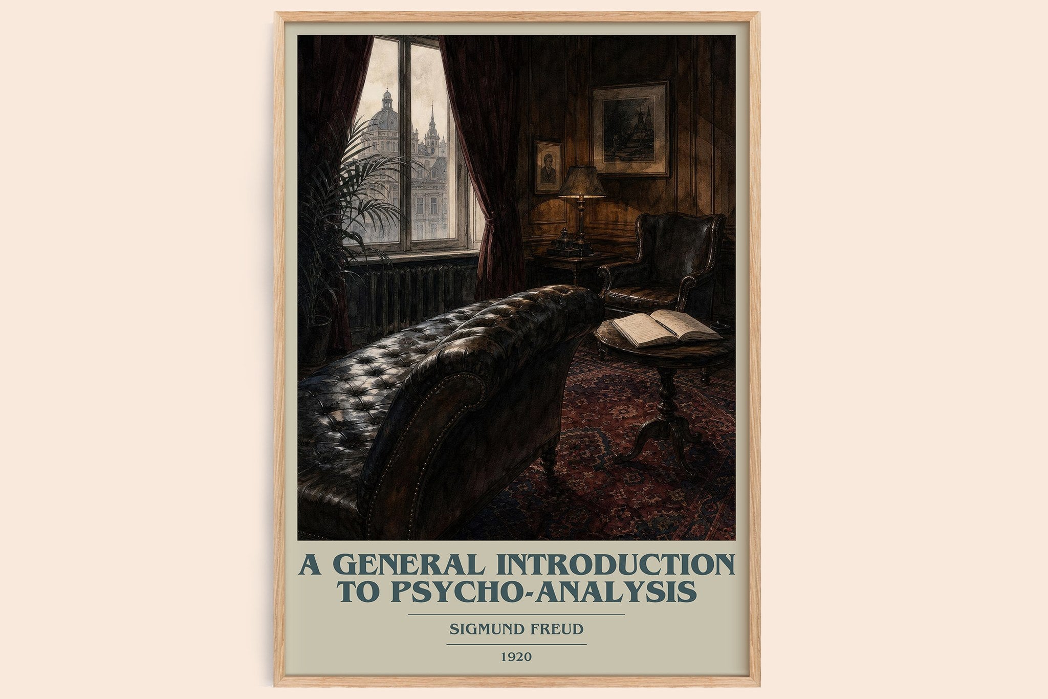 General Introduction to Psycho-Analysis Book Cover Poster by S. Freud