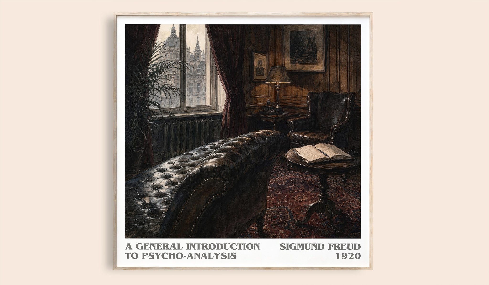General Introduction to Psycho-Analysis Literary Art Print by S. Freud