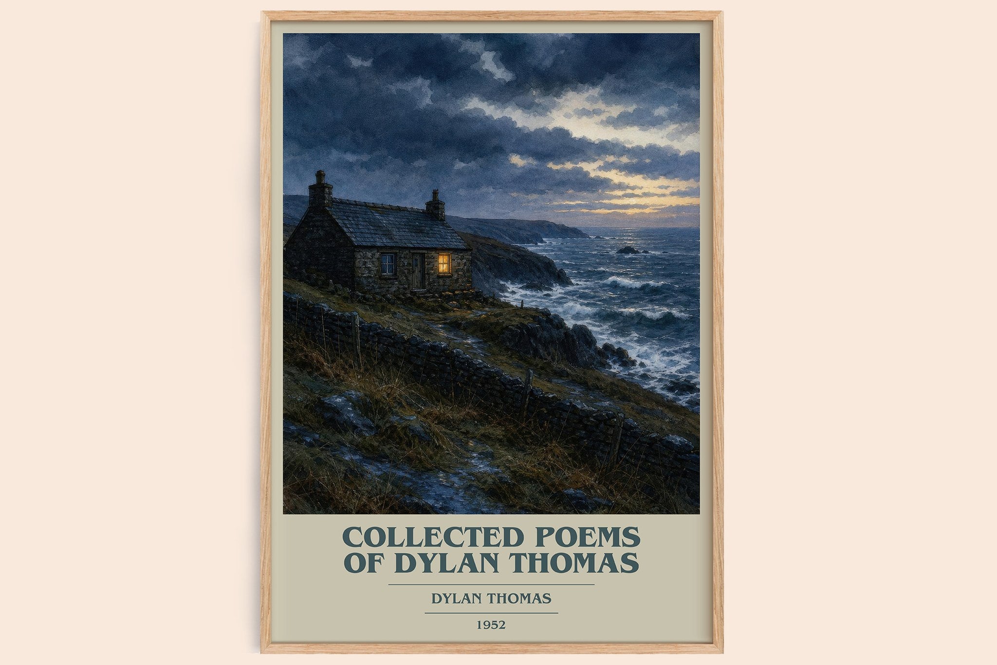 Collected Poems of Dylan Thomas Book Cover Poster by Dylan Thomas