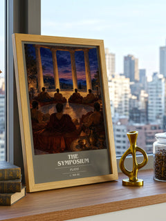The Symposium book cover poster colour and style options – Plato book art
