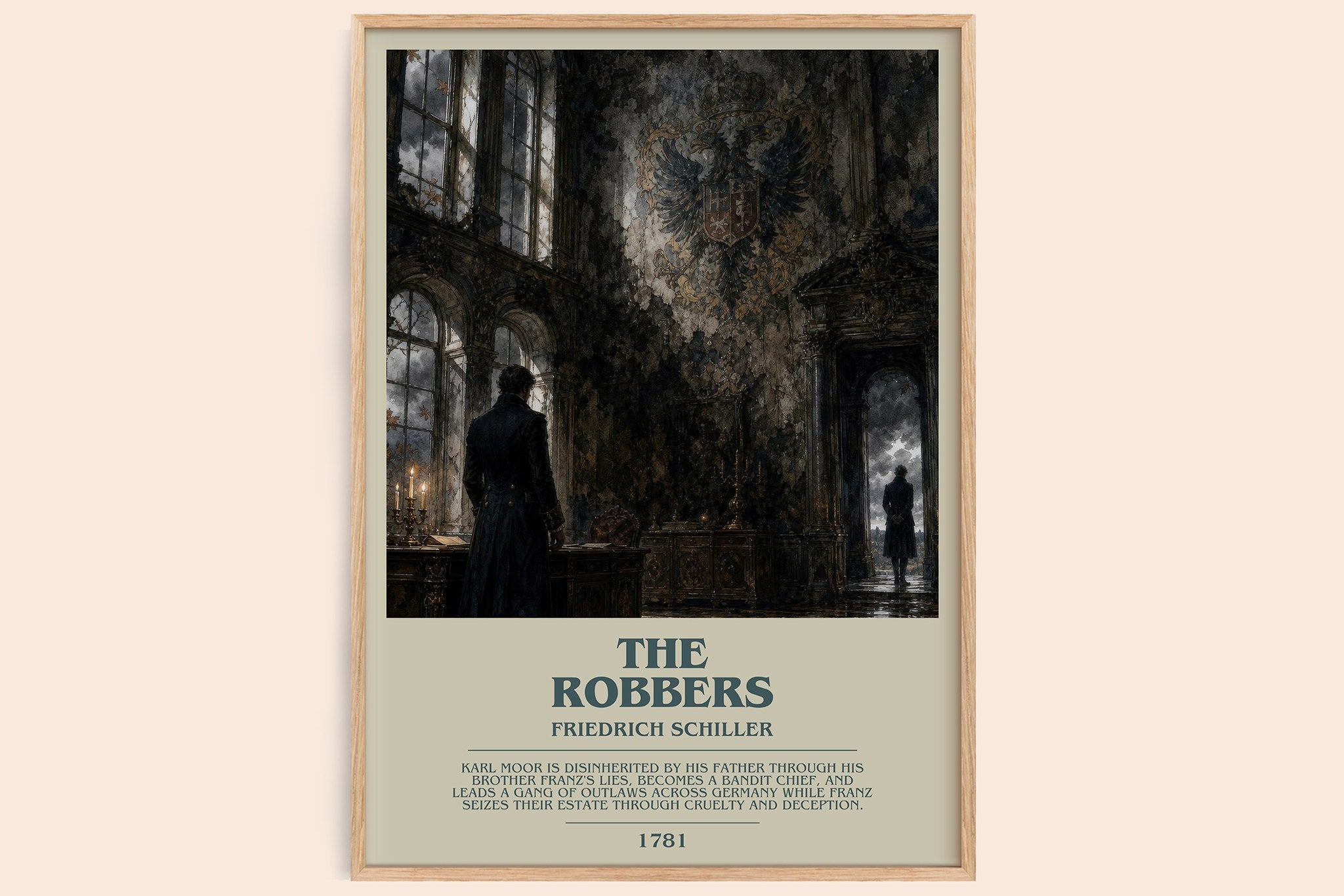 The Robbers Bookish Wall Art by Friedrich Schiller