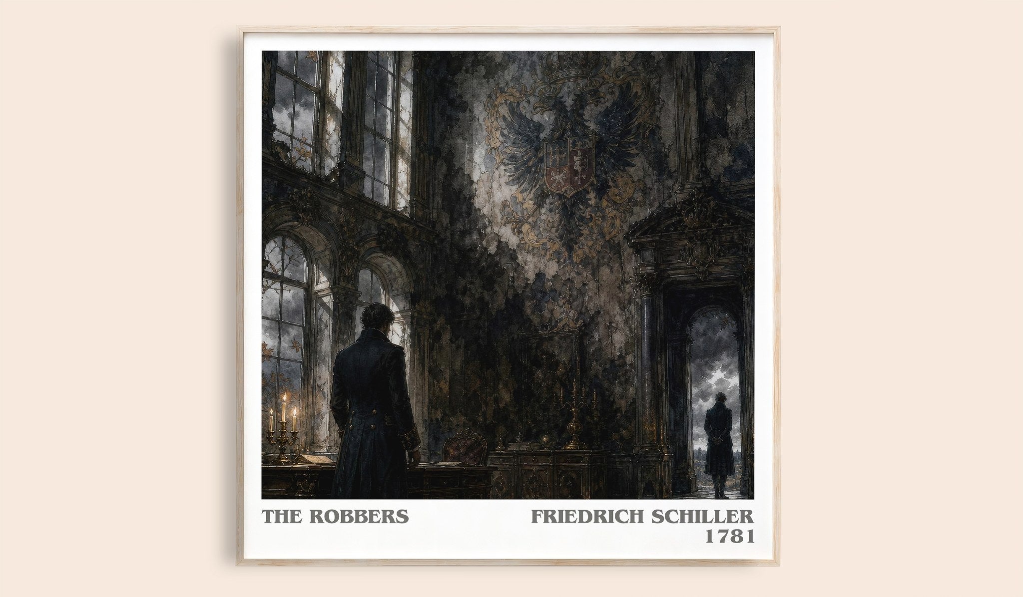 The Robbers Literary Art Print by Friedrich Schiller