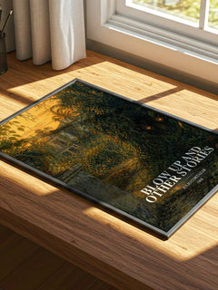 Blow Up And Other Stories watercolour book poster framed on wall – literary fiction wall art