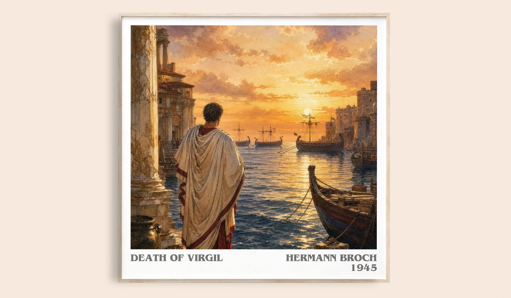 Death of Virgil Literary Art Print by Hermann Broch