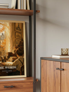 The Words book watercolour illustration paper finish options – matte satin gloss