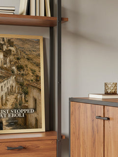 Christ Stopped at Eboli book watercolour illustration paper finish options – matte satin gloss