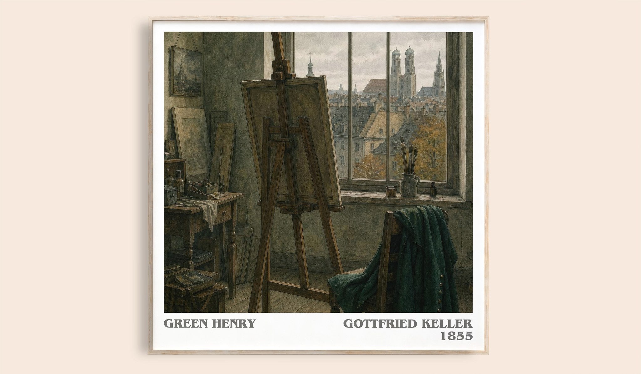 Green Henry Literary Art Print by Gottfried Keller
