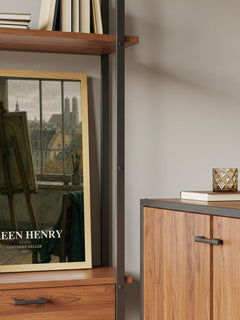 Green Henry book watercolour illustration paper finish options – matte satin gloss