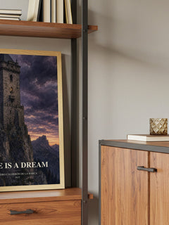 Life Is a Dream book watercolour illustration paper finish options – matte satin gloss