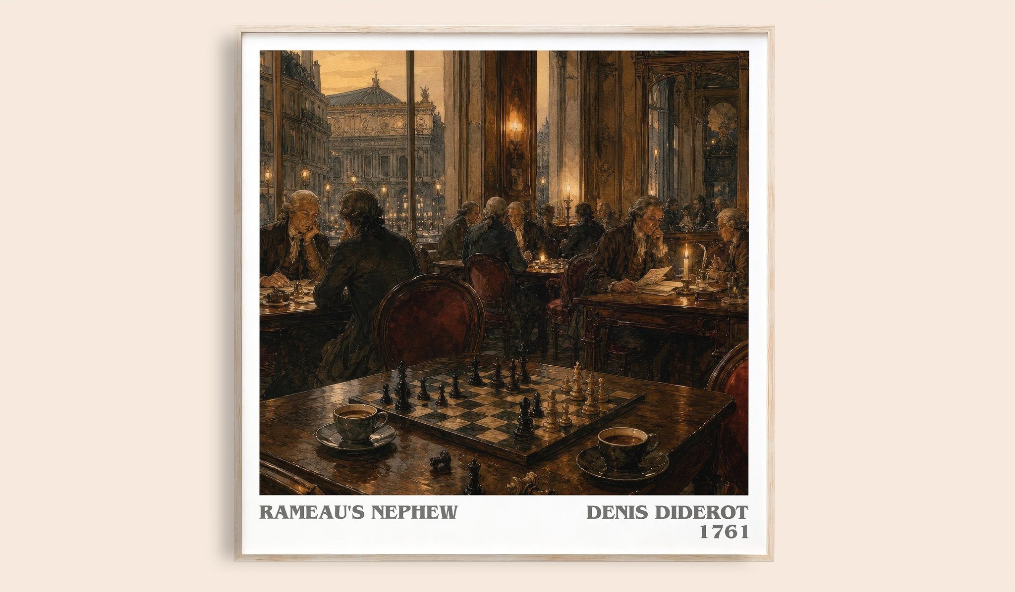 Rameau's Nephew Literary Art Print by Denis Diderot