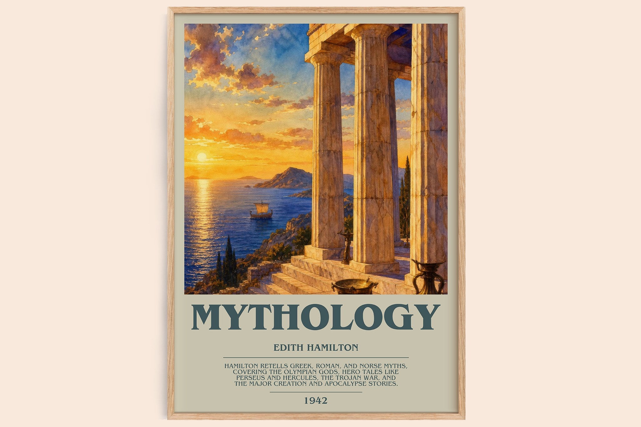 Mythology Bookish Wall Art by Edith Hamilton