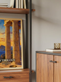 Mythology book watercolour illustration paper finish options – matte satin gloss