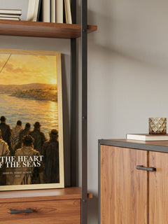 In The Heart Of The Seas book watercolour illustration paper finish options – matte satin gloss