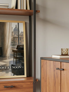 A Ghost at Noon book watercolour illustration paper finish options – matte satin gloss