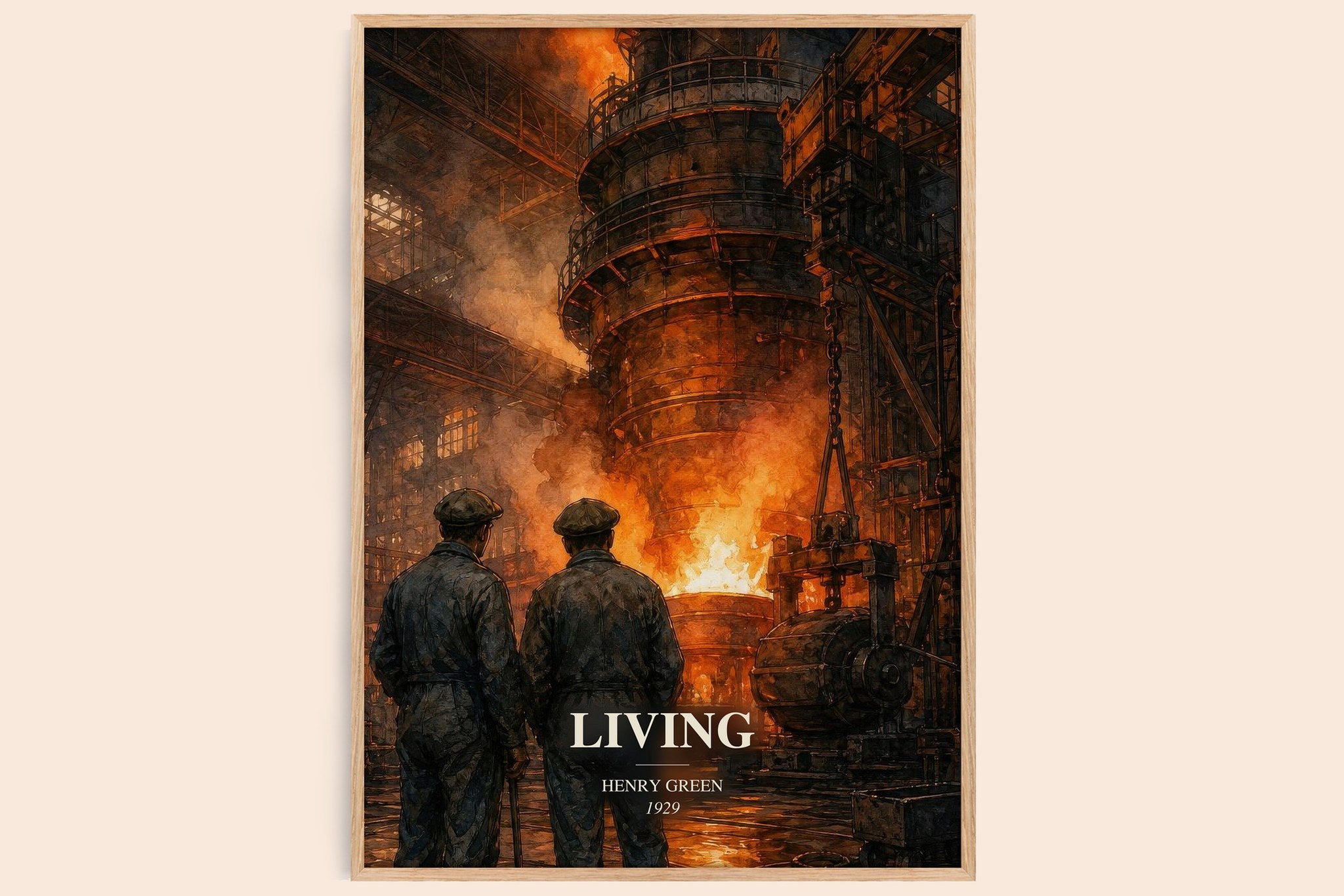 Living Book Watercolour Illustration by Henry Green
