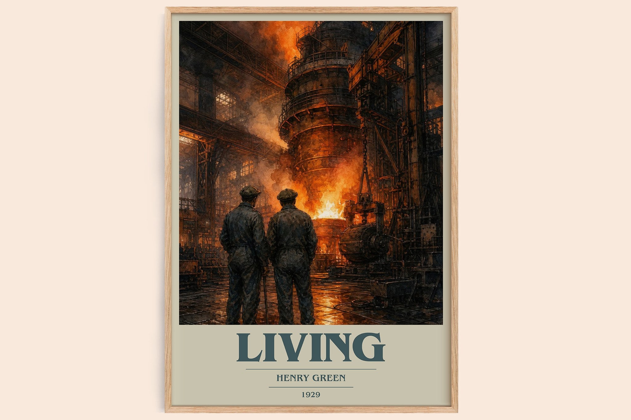 Living Book Cover Poster by Henry Green