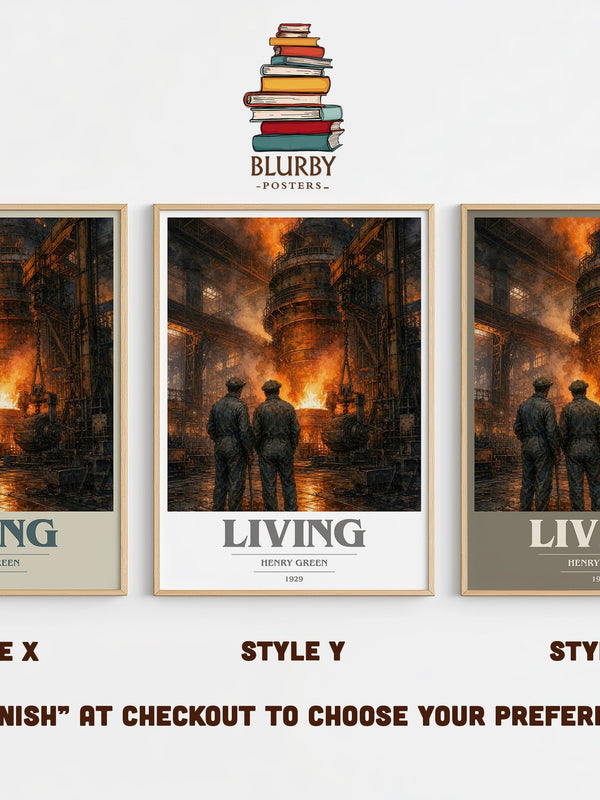 Living book cover print in frame leaning in hallway – literary fiction wall art