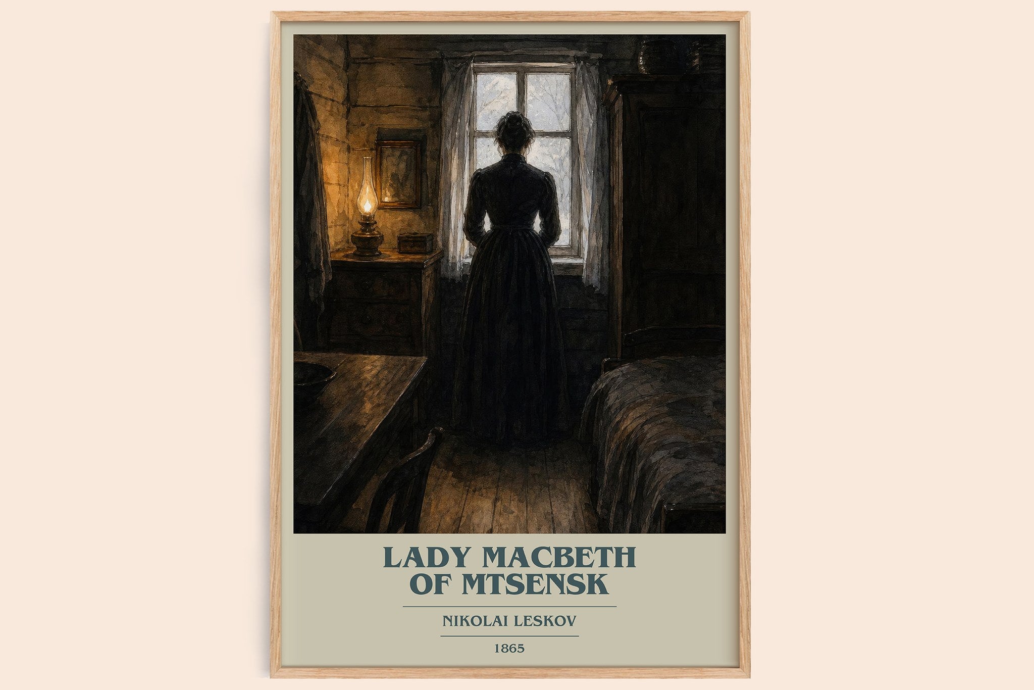 Lady Macbeth Of Mtsensk Book Cover Poster by Nikolai Leskov