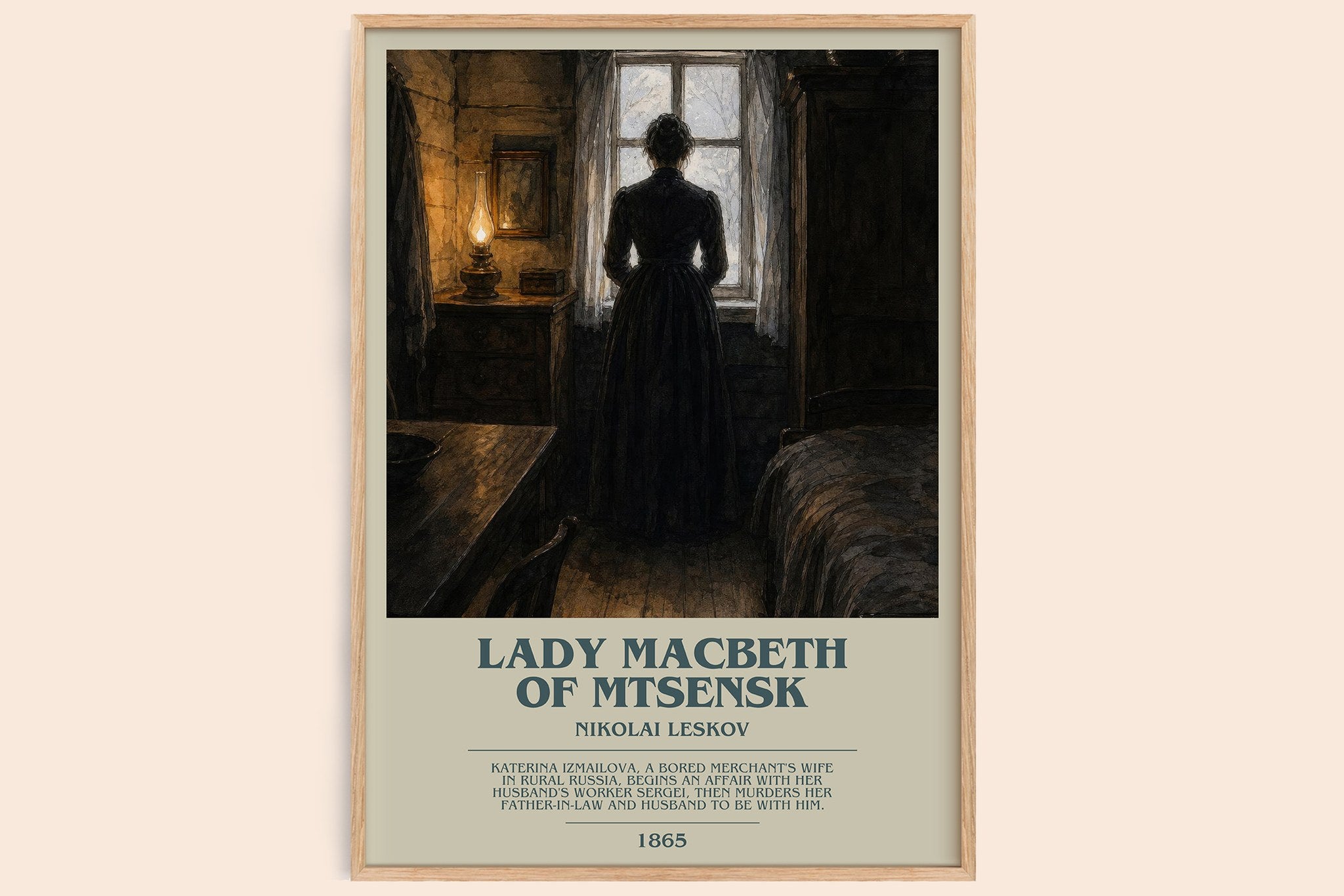 Lady Macbeth Of Mtsensk Bookish Wall Art by Nikolai Leskov