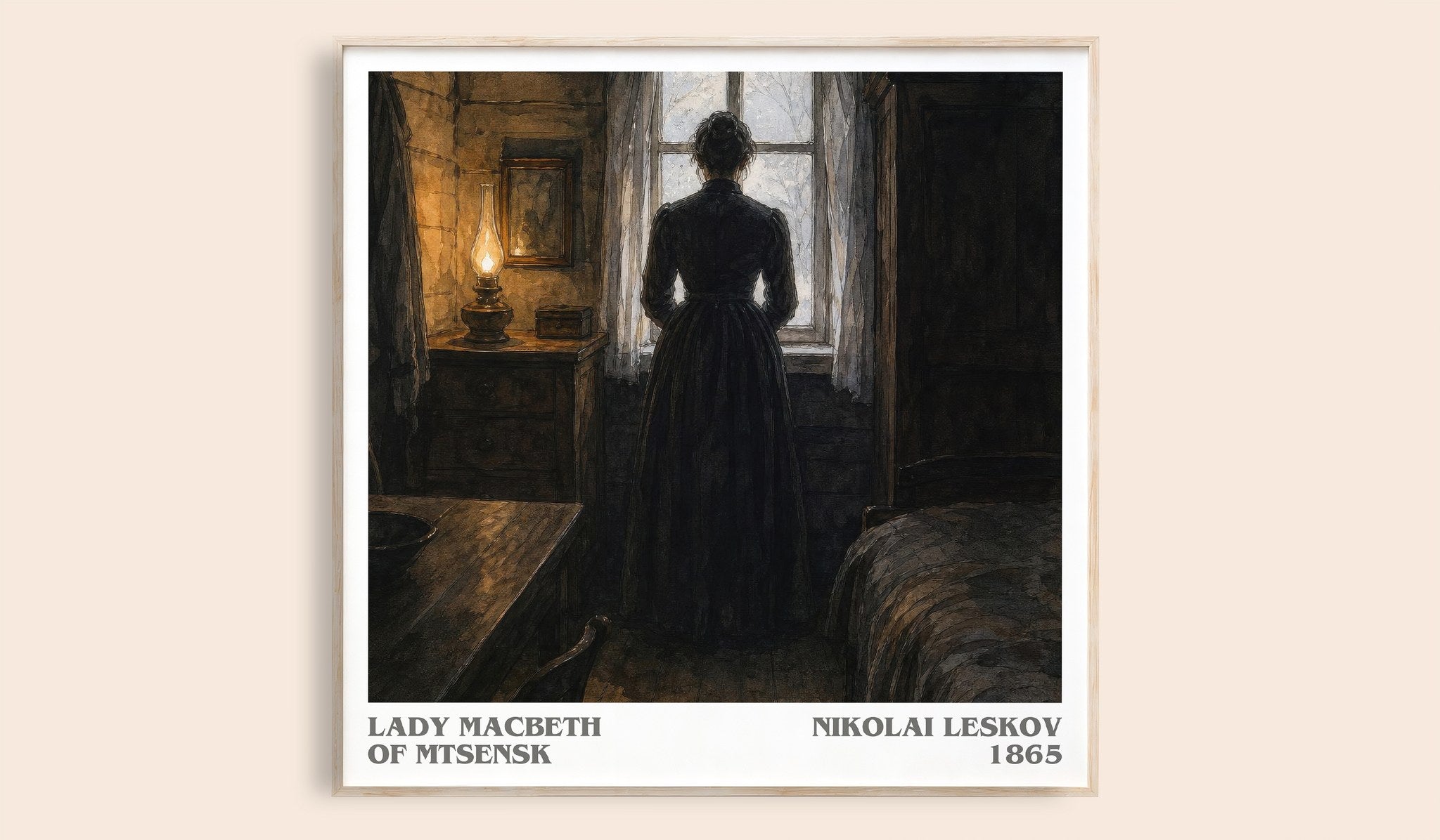 Lady Macbeth Of Mtsensk Literary Art Print by Nikolai Leskov