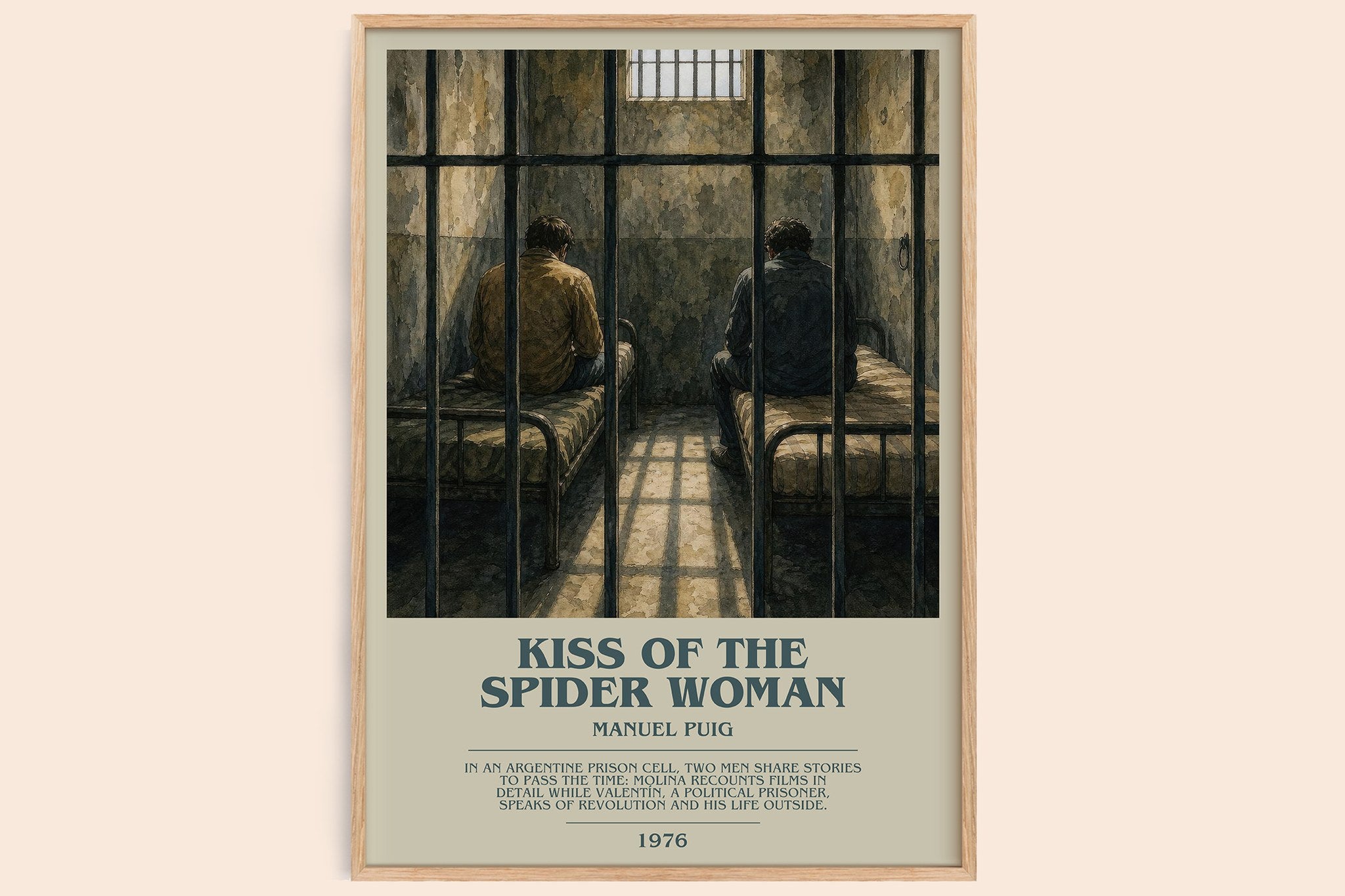 Kiss of the Spider Woman Bookish Wall Art by Manuel Puig