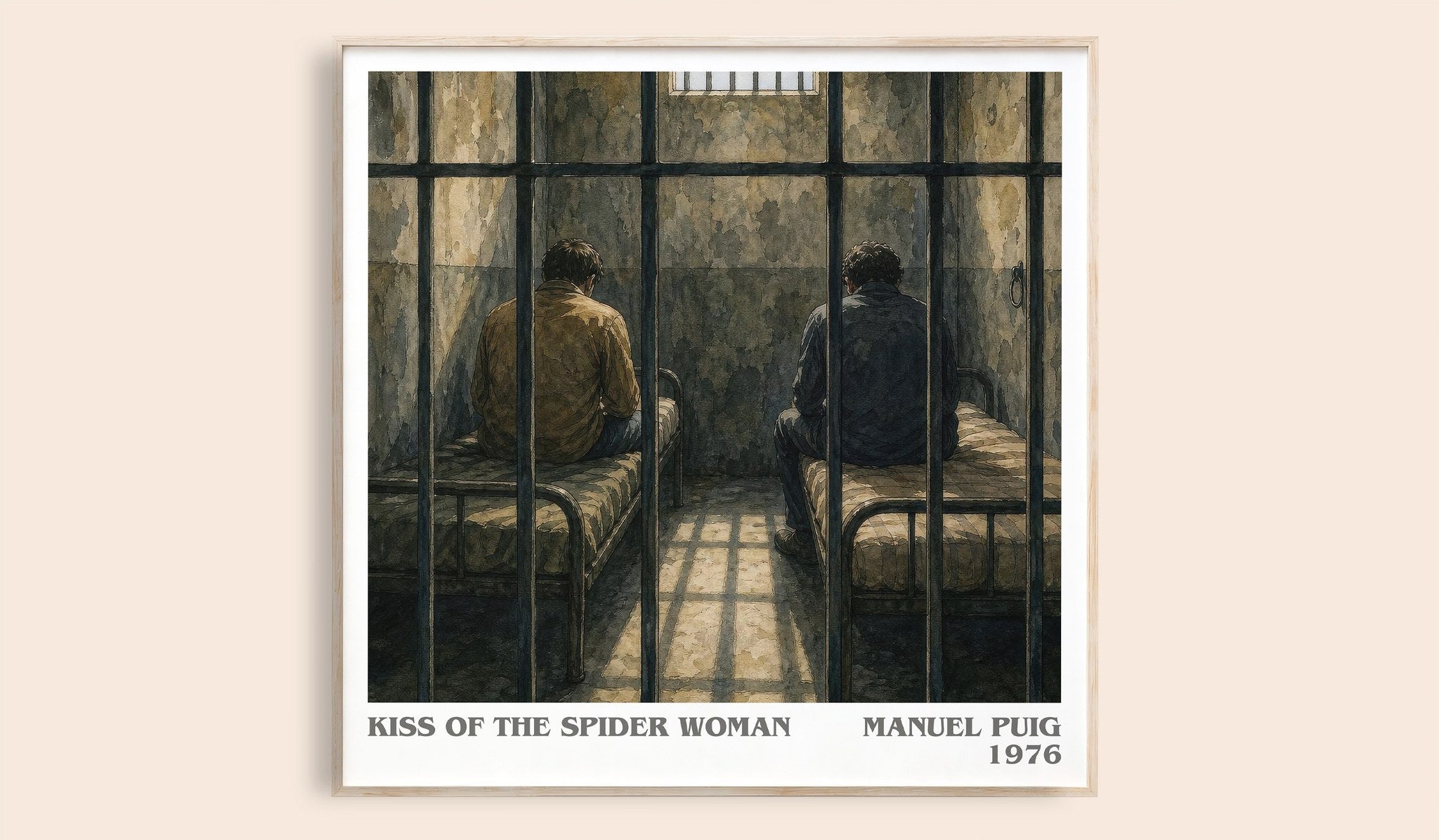 Kiss of the Spider Woman Literary Art Print by Manuel Puig