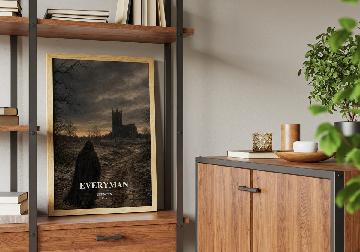 Everyman book watercolour illustration paper finish options – matte satin gloss