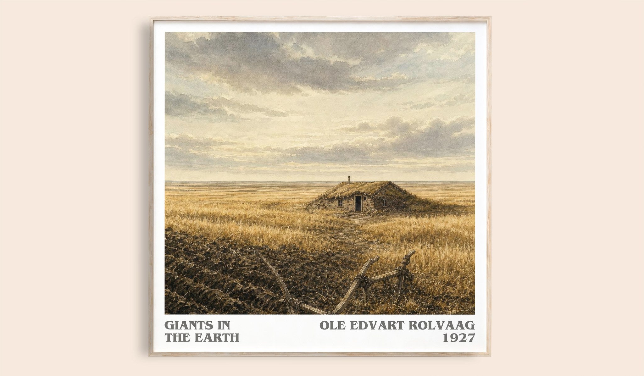 Giants in the Earth Literary Art Print by Ole Edvart Rolvaag