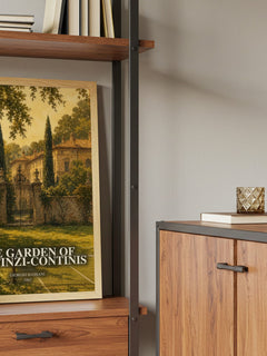The Garden of the Finzi-Continis book watercolour illustration paper finish options – matte satin gloss