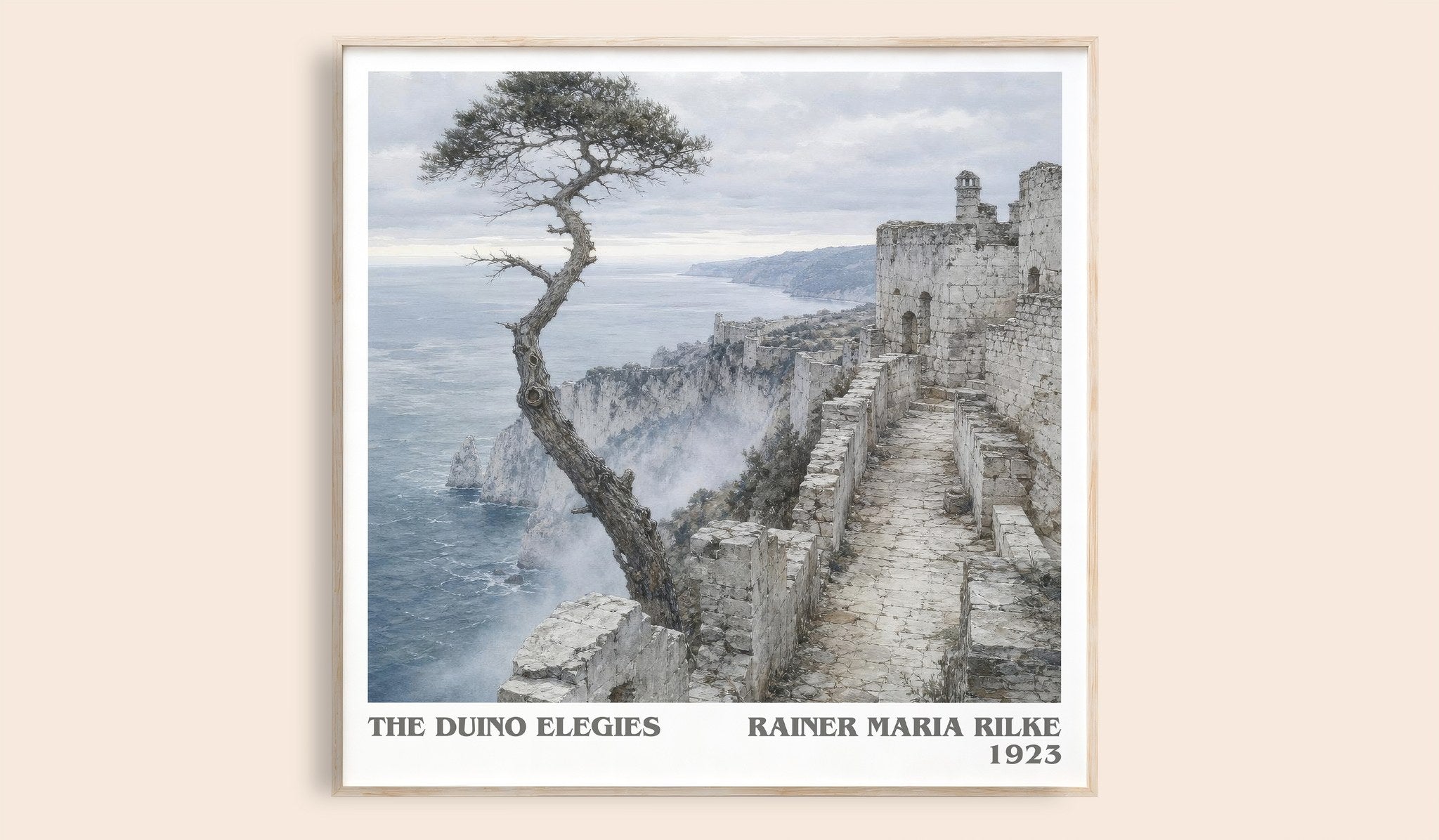 The Duino Elegies Literary Art Print by Rainer Maria Rilke