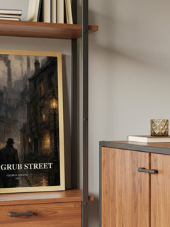 New Grub Street book watercolour illustration paper finish options – matte satin gloss