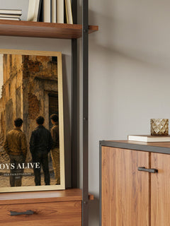 Boys Alive book watercolour illustration paper finish options – matte satin gloss