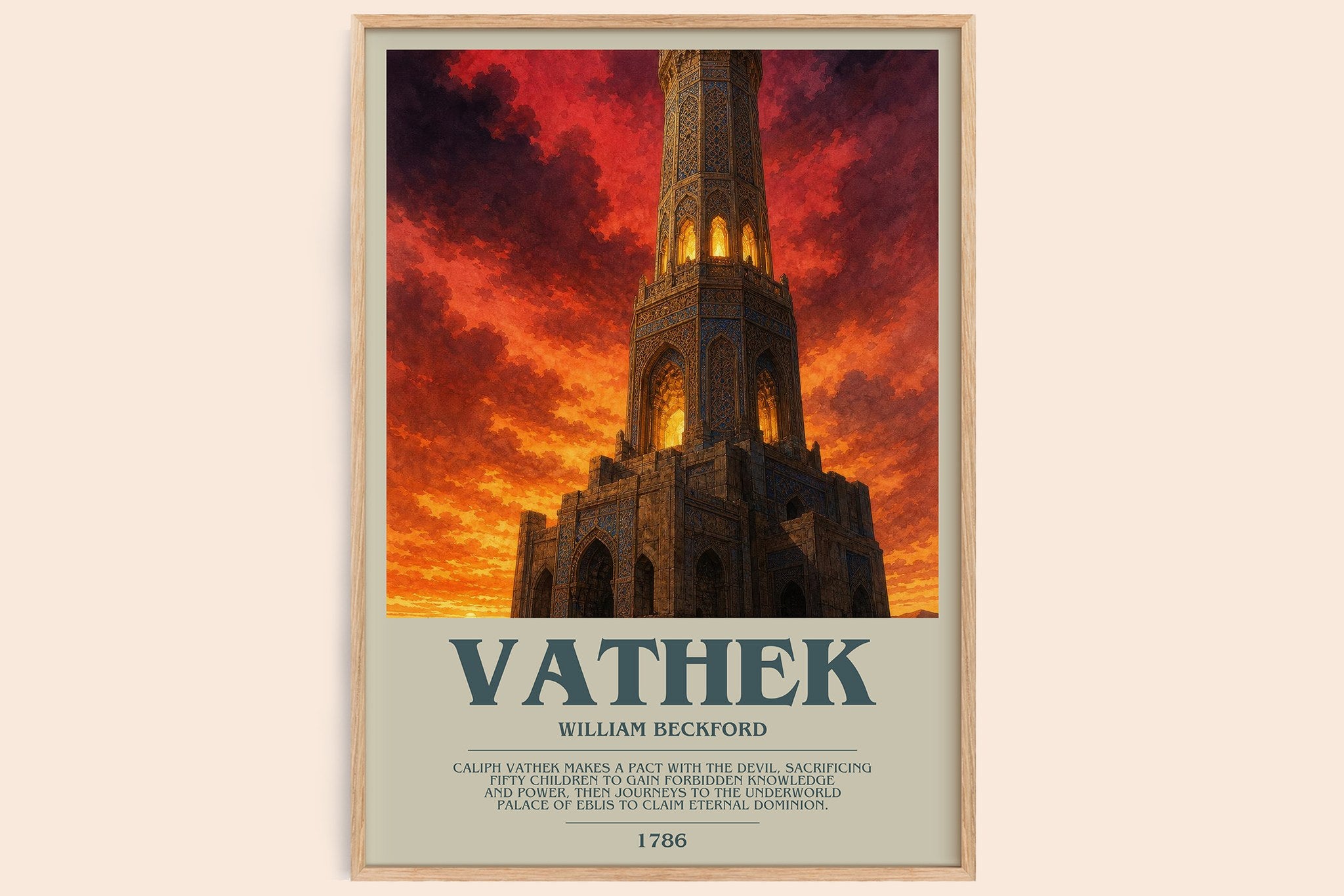 Vathek Bookish Wall Art by William Beckford