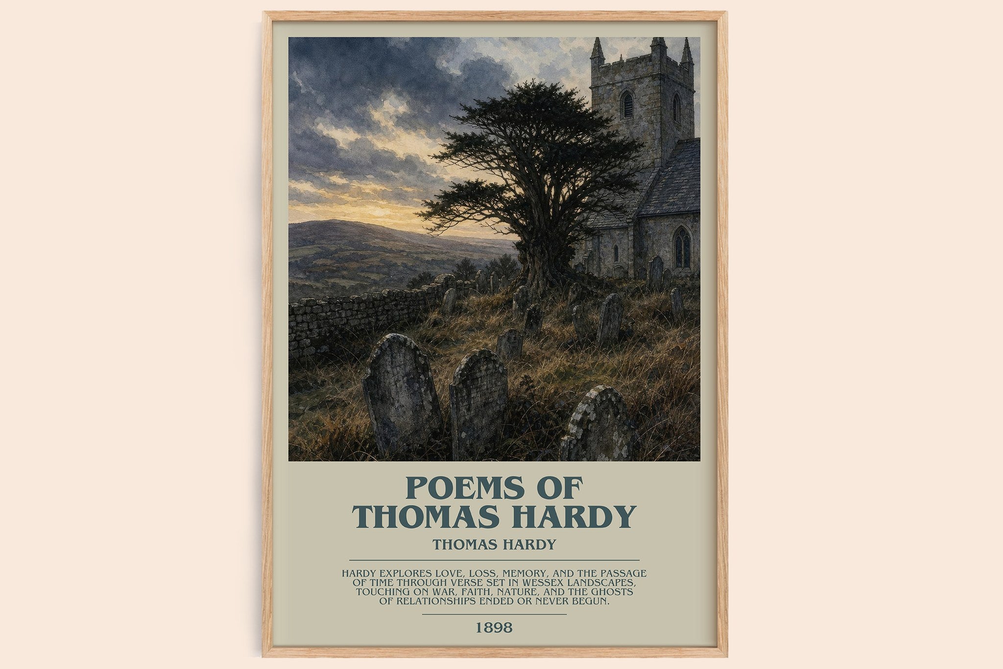 Poems Of Thomas Hardy Bookish Wall Art by Thomas Hardy