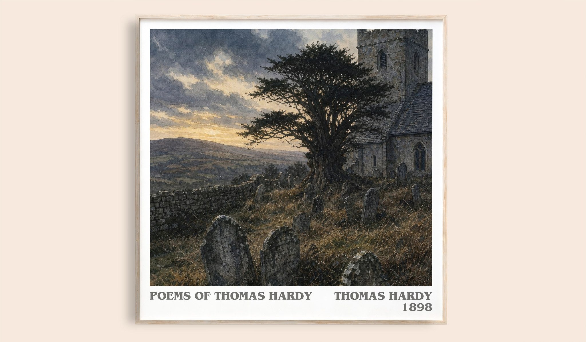 Poems Of Thomas Hardy Literary Art Print by Thomas Hardy