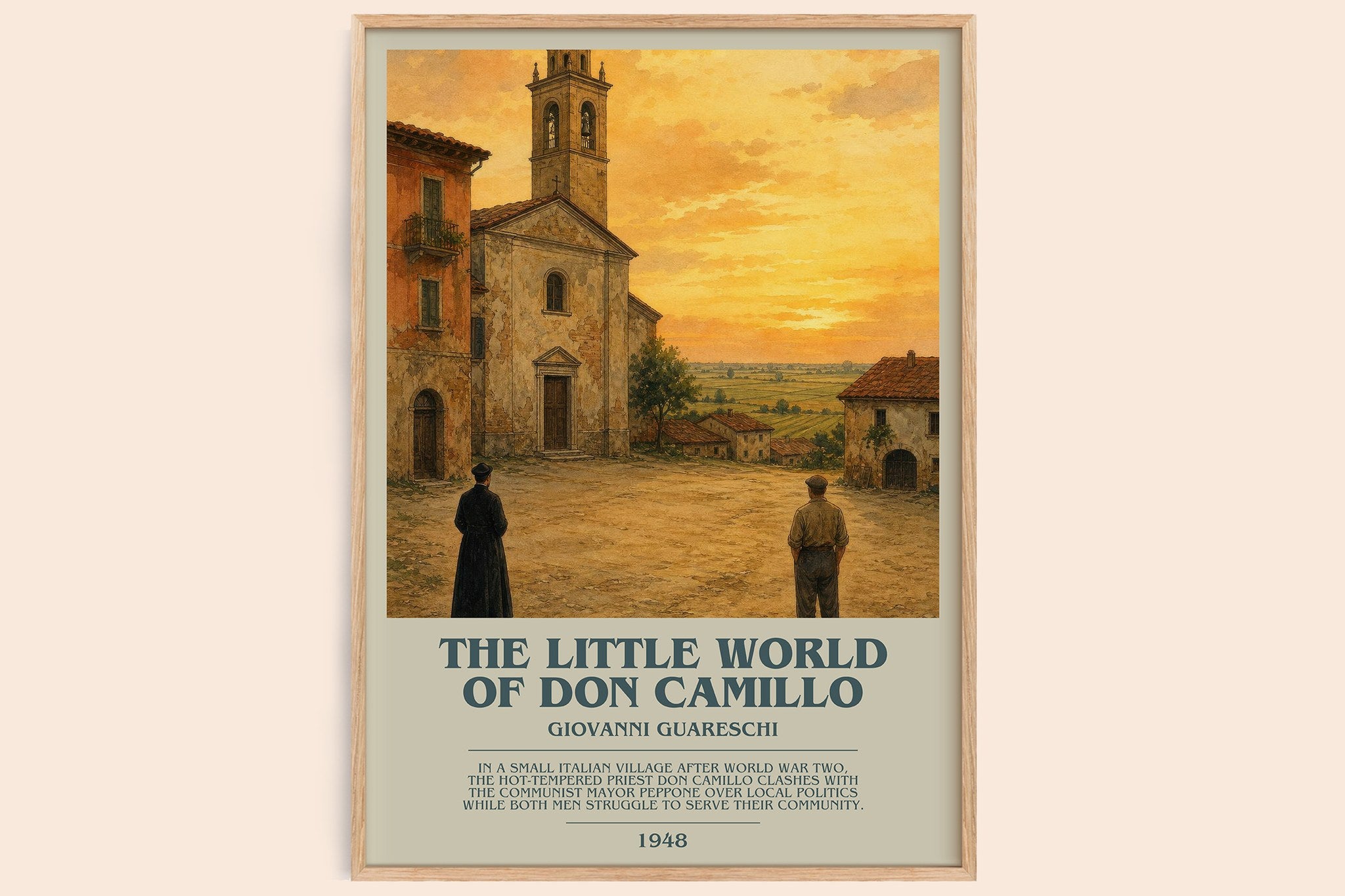 The Little World Of Don Camillo Bookish Wall Art by Giovanni Guareschi
