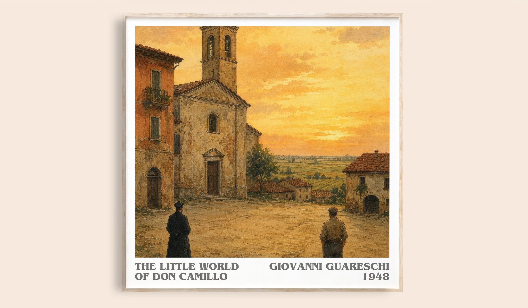 Little World Of Don Camillo Literary Art Print by Giovanni Guareschi